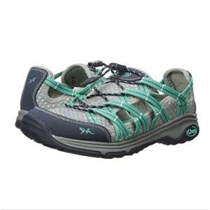 Chaco Womens Outcross Evo Free Sport Water Shoes Sandals Size 7.5 Green Outdoors